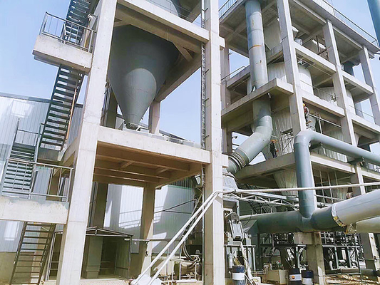 Metalurji Endüstrisi için 1250 Mesh Çimento Dikey Hammadde Enerji Tasarrufu