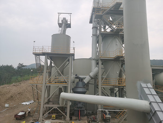 325 Mesh Cüruf Dikey Farin Değirmeni Çimento Fabrikası Büyük Ölçekli 5000kw