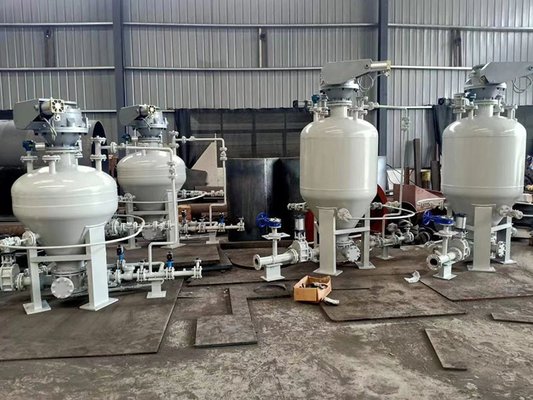 Çimento Haznesi için 300t / H Yoğun Fazlı Pnömatik Toz Taşıma Sistemi Pompası