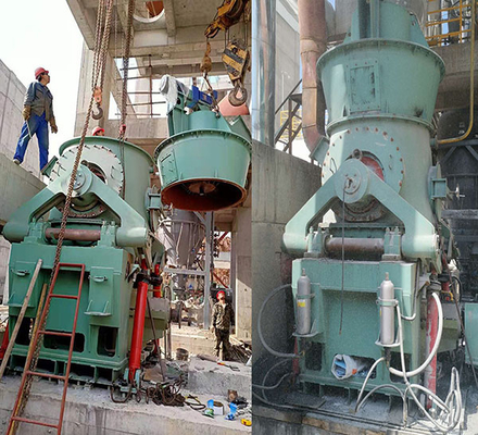 Ultra ince mineral toz dikey değirmen üretim hattı Dolomit Mermer Yüksek Kalsiyum Toz değirmen