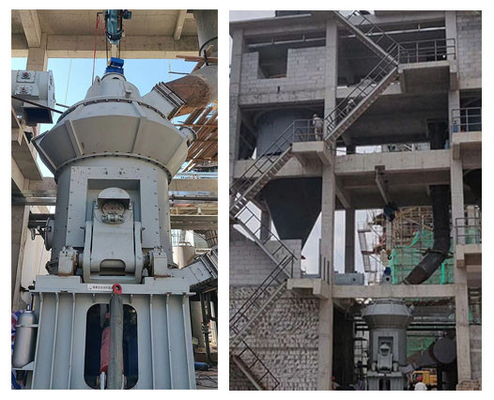 85T/H-730T/H HVM Dikey Farin Değirmeni VRM Çimento Öğütme Sistemi