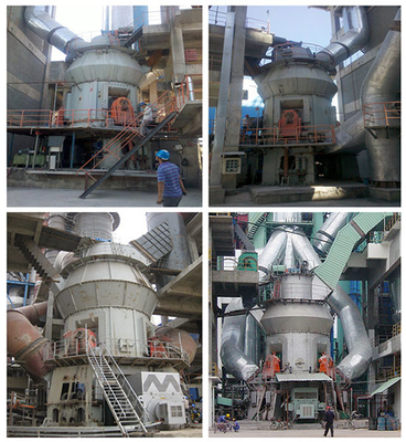 HVM Tarzı Tozsuz Enerji Verimli Çimento Ham Farin Dikey Değirmen 100t / H