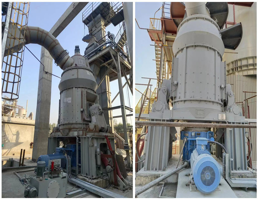 AC Motor Cüruf Kömür Dikey Makaralı Öğütme Değirmeni 23 ~ 220t / H