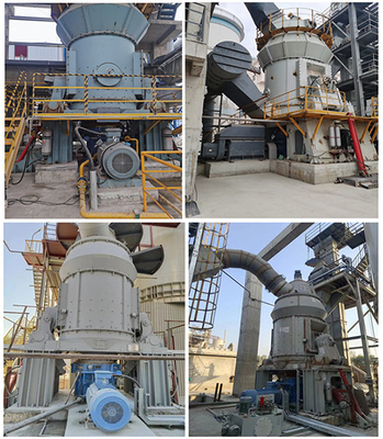 PLC Motor Enerji Verimli Cüruf Öğütme Değirmeni Dikey