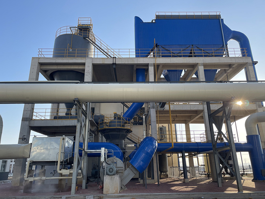 Hidratlı kireç tozu sistemi Sülfürlenme kireçtaşı Ultrafine Dikey Mill 325 Mesh Kalsiyum Karbonat Tozu Mil